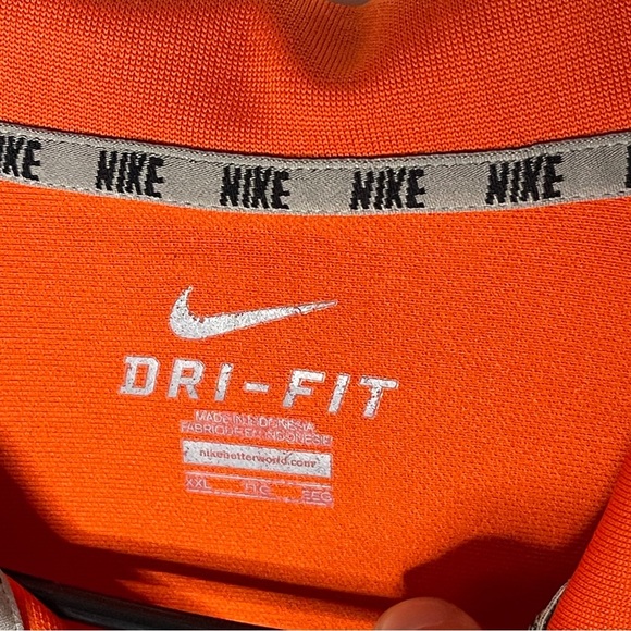 Nike Dri-Fit University Of Florida Gators Polo Size XXL Embroidered Orange Blue - Picture 4 of 9